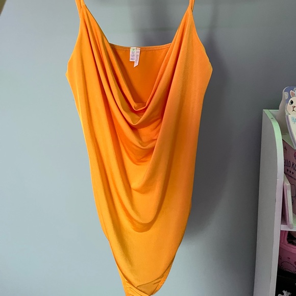 Two Out from Under Cowl Neck Bodysuit - Picture 6 of 6